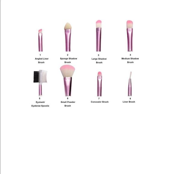 Zodaca Makeup Brushes Set, Powder, 8pcs - Picture 5 of 7